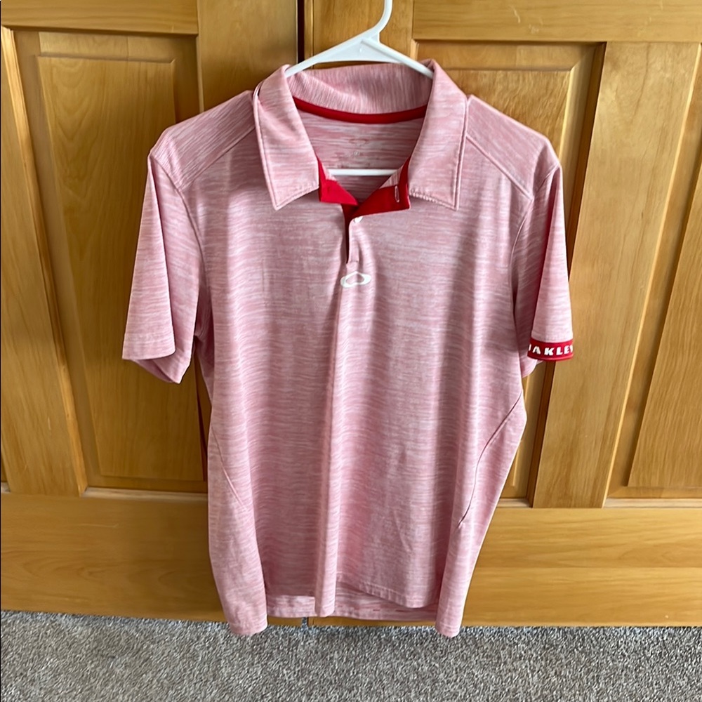 Oakley Pink Polo Shirt